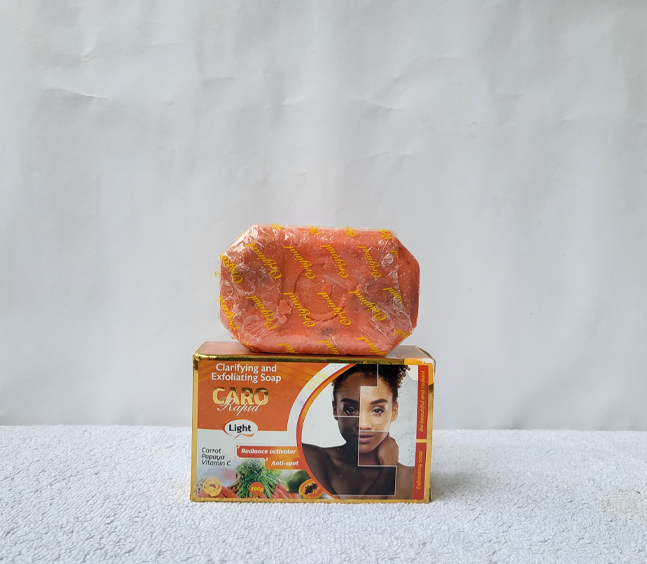 Savon Clarifiant et Gommant Caro Rapid Light à la carotte et à la papaye 200g